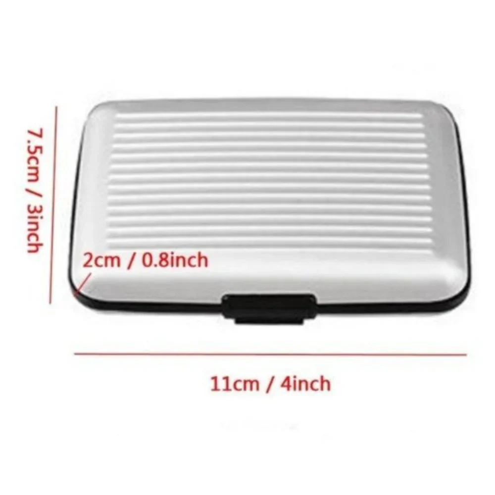 NEW 3-PACK ANTI-RFID THEFT SECURE HARD WALLET LOT